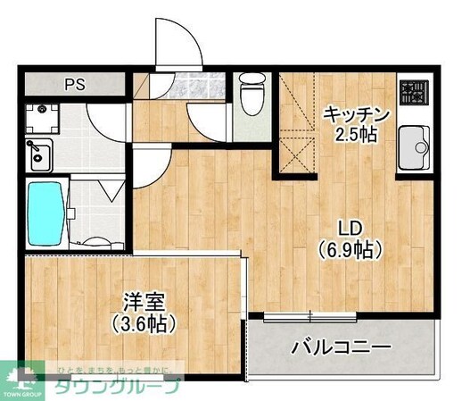 FUJISTA 所沢VIIの物件間取画像